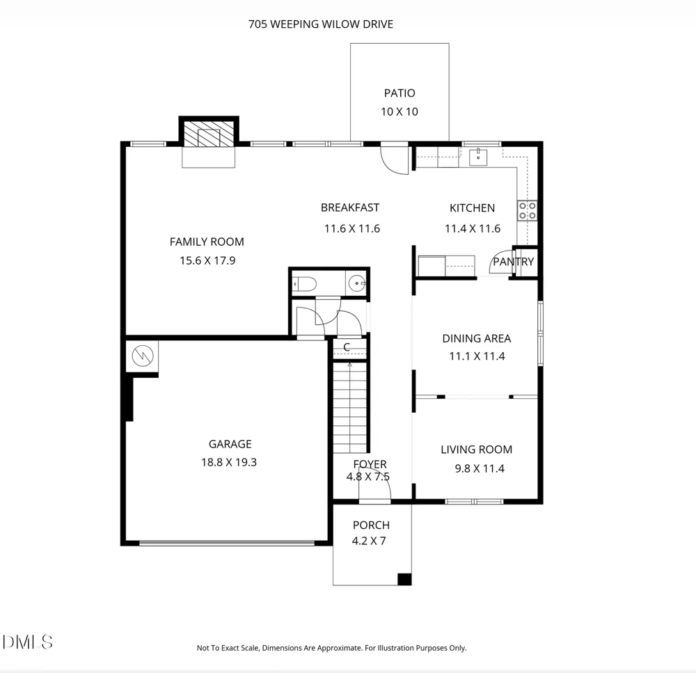 705 Weeping Willow Drive Durham, NC 27704