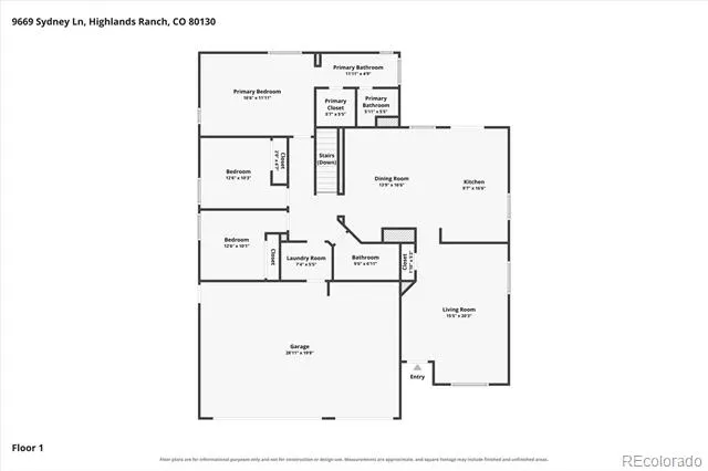 9669 Sydney Lane Highlands Ranch, CO 80130