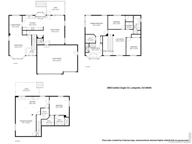 2966 Golden Eagle Circle Lafayette, CO 80026