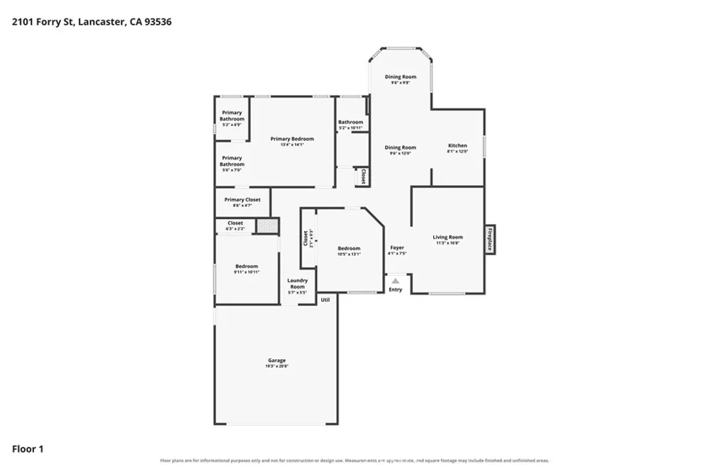 2101 Forry Lancaster, CA 93536