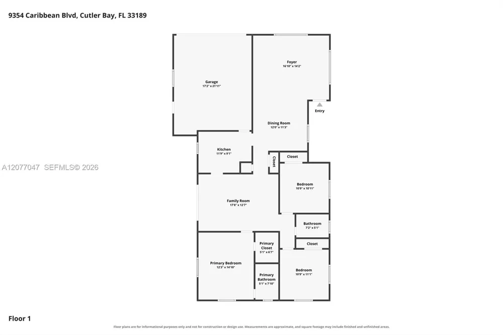 9354 Caribbean Blvd Cutler Bay, FL 33189