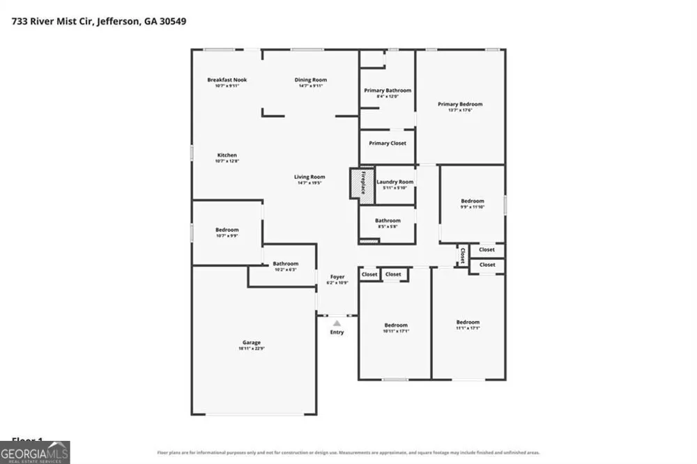 733 River Mist CIR Jefferson, GA 30549