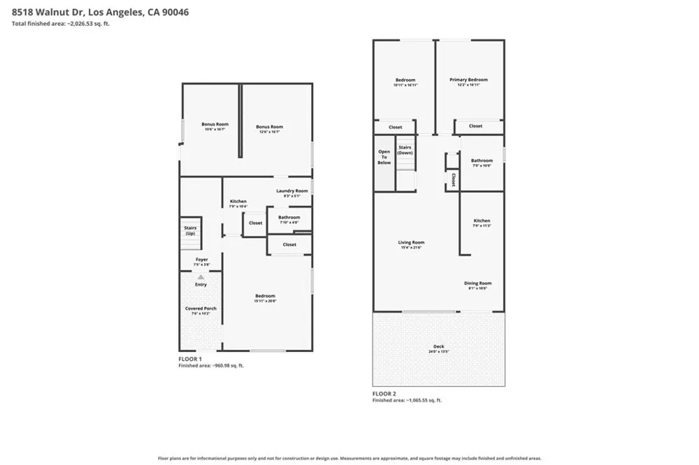 8518 Walnut Los Angeles, CA 90046