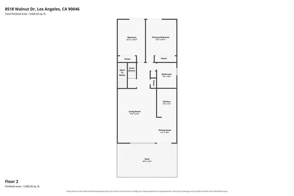 8518 Walnut Los Angeles, CA 90046