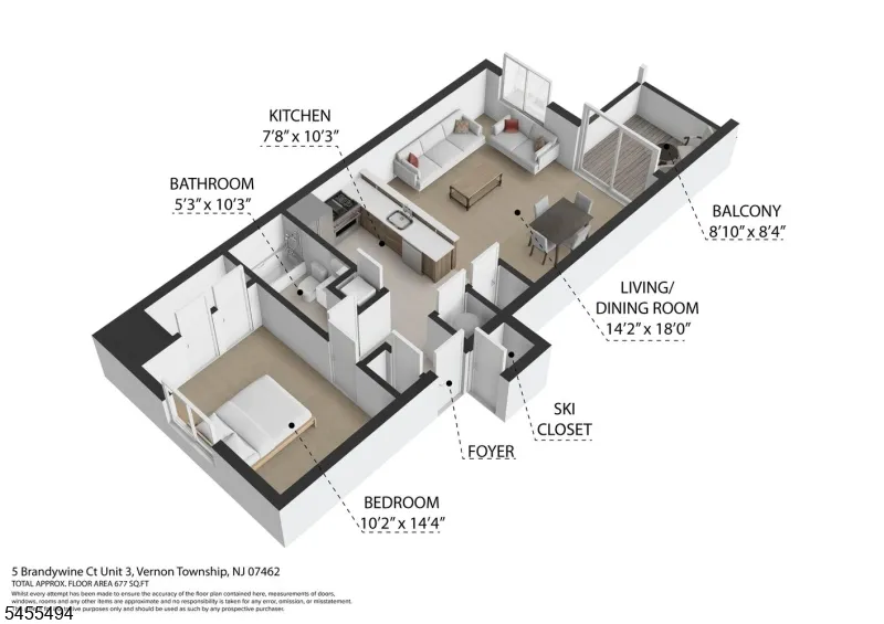 5 Brandywine Ct #3 Unit 3 Vernon, NJ 07462