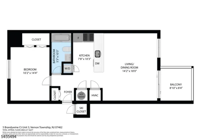 5 Brandywine Ct #3 Unit 3 Vernon, NJ 07462