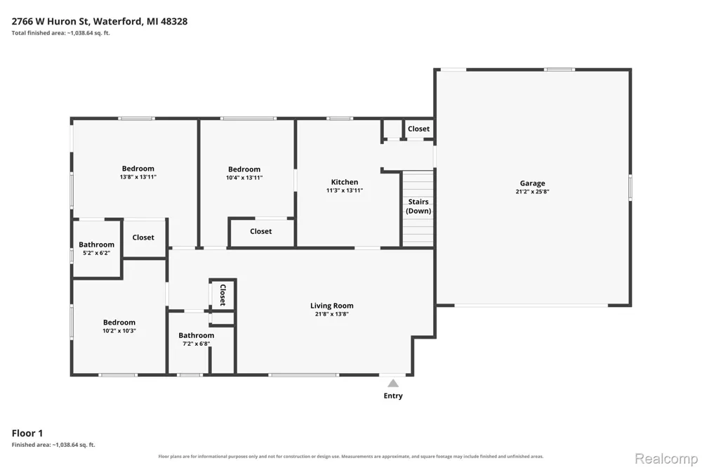 2766 W Huron Street Waterford Charter Township, MI 48328