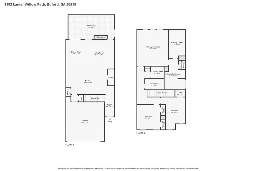 1192 Lanier Willow Path Buford, GA 30518