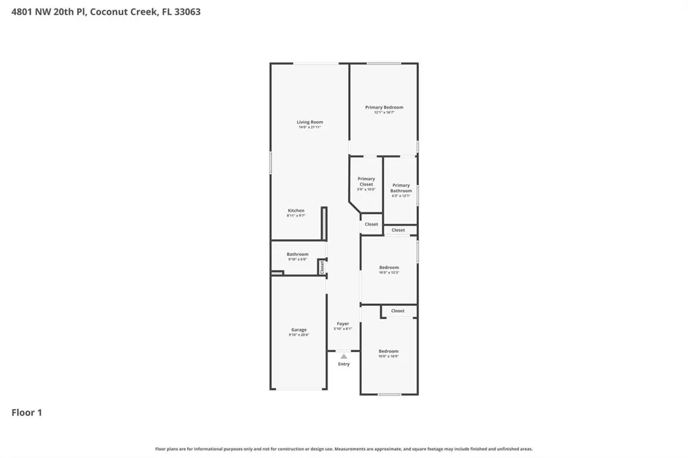 4801 NW 20TH PLACE Coconut Creek, FL 33063