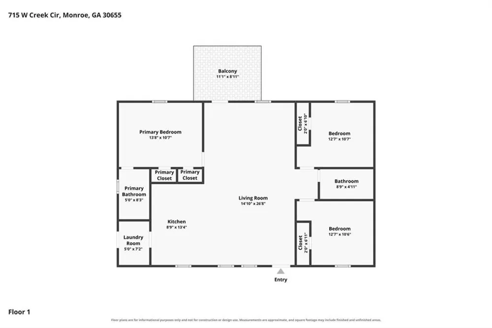 715 W Creek Circle Monroe, GA 30655