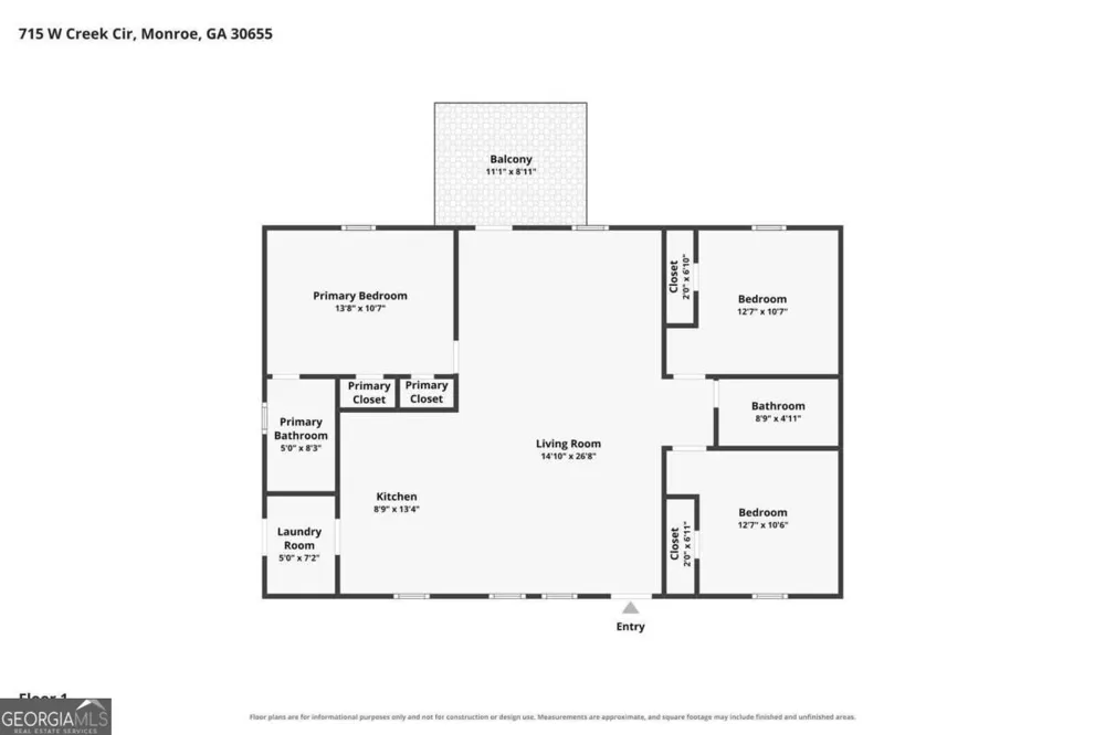 715 W Creek CIR Monroe, GA 30655