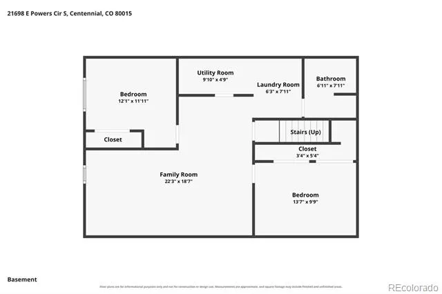 21698 E Powers Circle Aurora, CO 80015