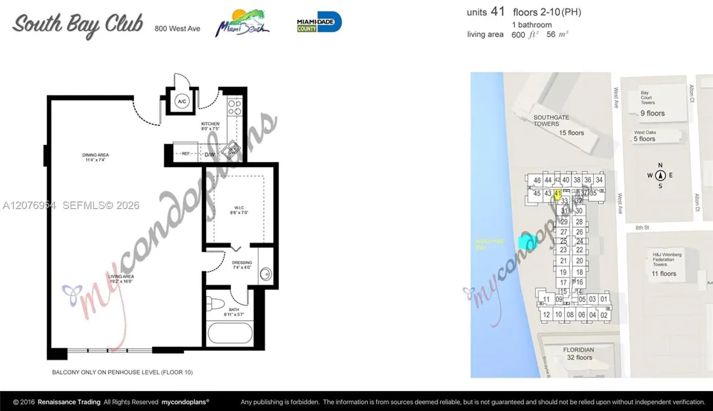 800 West Ave #741 Miami Beach, FL 33139