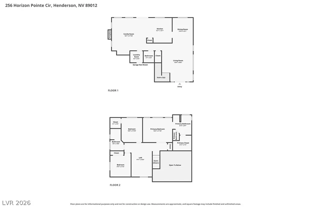 256 Horizon Pointe Circle Henderson, NV 89012