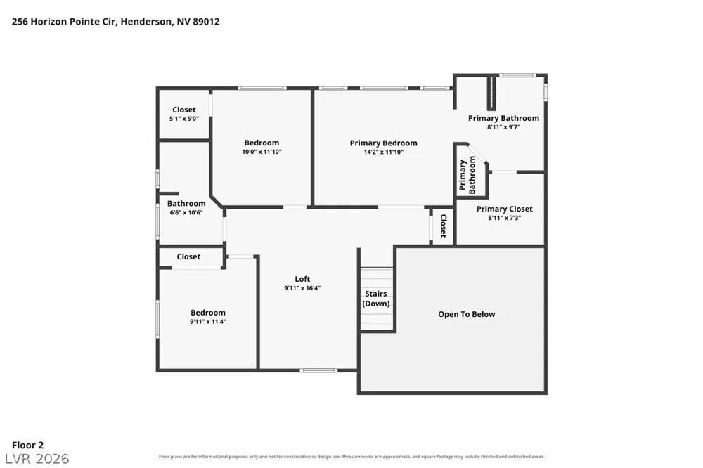 256 Horizon Pointe Circle Henderson, NV 89012