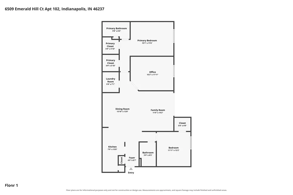 6509 Emerald Hill Court #102 Indianapolis, IN 46237