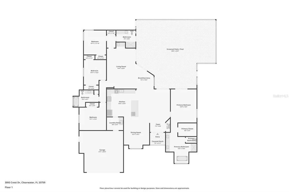 3093 CREST DRIVE Clearwater, FL 33759
