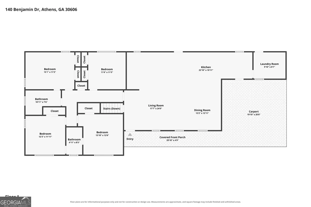 140 Benjamin DR Athens, GA 30606