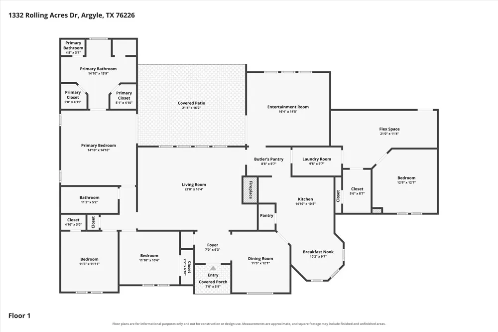 1332 Rolling Acres Drive Argyle, TX 76226