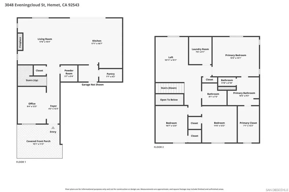 3048 Eveningcloud St Hemet, CA 92543