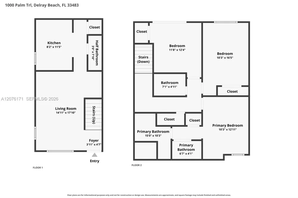 1000 Palm Trl #8 Delray Beach, FL 33483