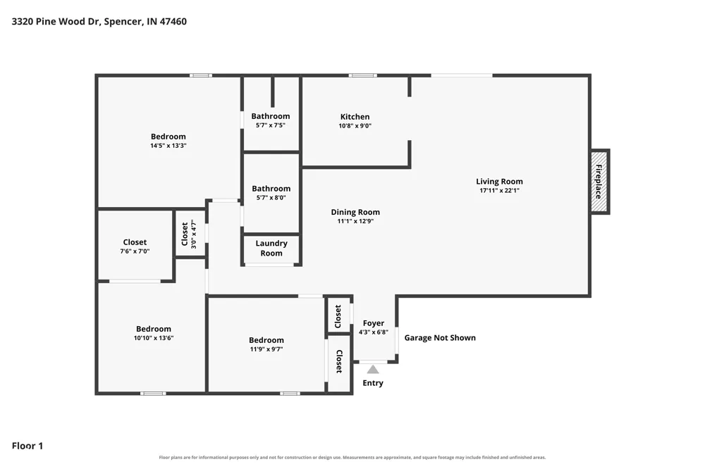 3320 Pine Wood Drive Spencer, IN 47460