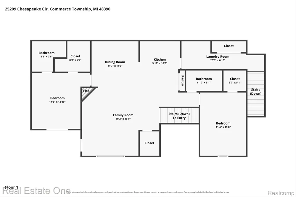 25209 Chesapeake Circle Commerce Charter Township, MI 48390