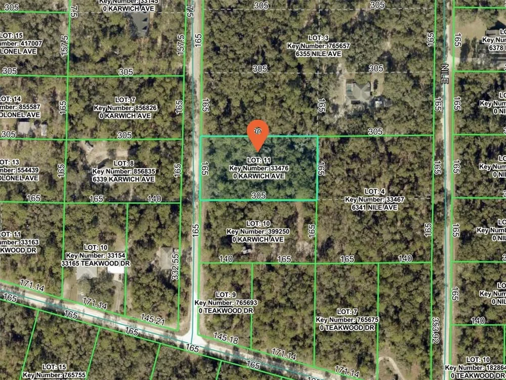 6342 KARWICH AVENUE Webster, FL 33597