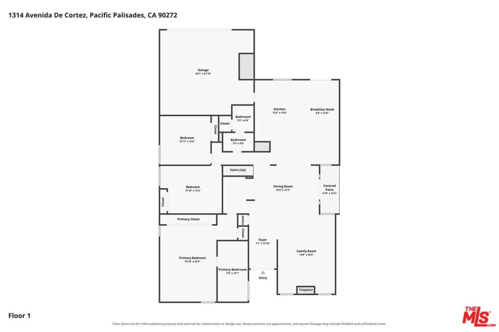 1314 Avenida De Cortez Pacific Palisades, CA 90272