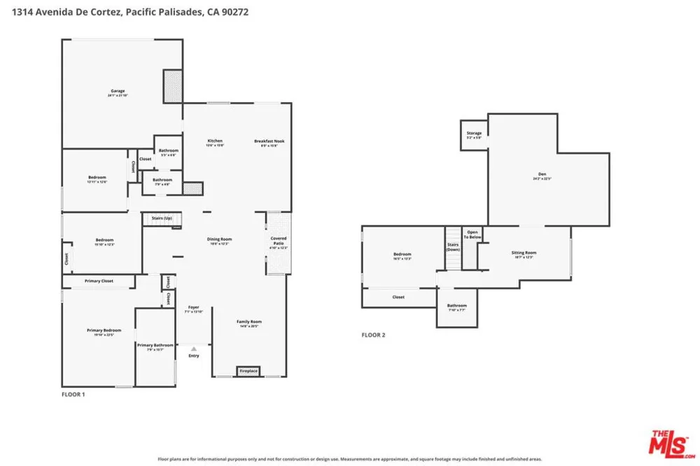 1314 Avenida De Cortez Pacific Palisades, CA 90272