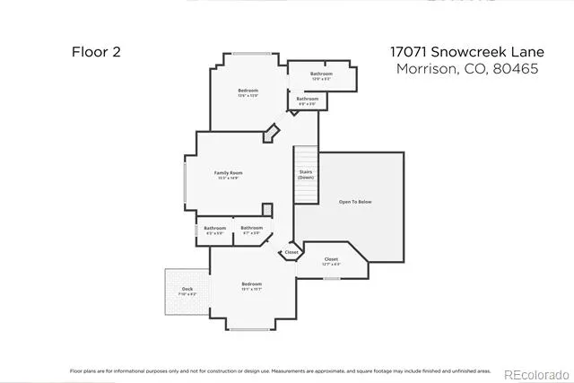 17071 Snowcreek Lane Morrison, CO 80465