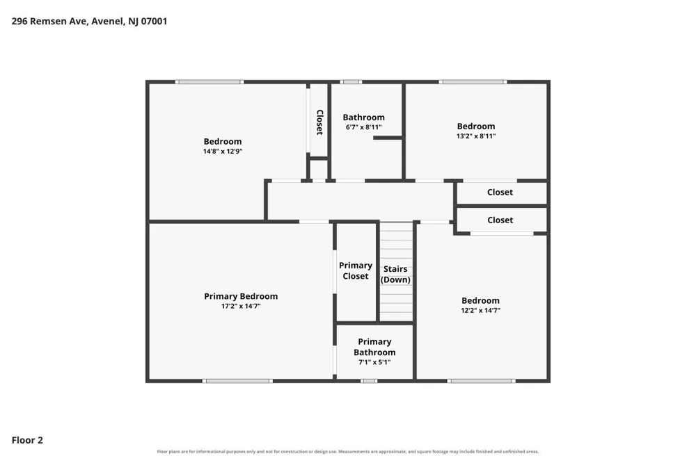 296 Remsen Avenue Avenel, NJ 07001