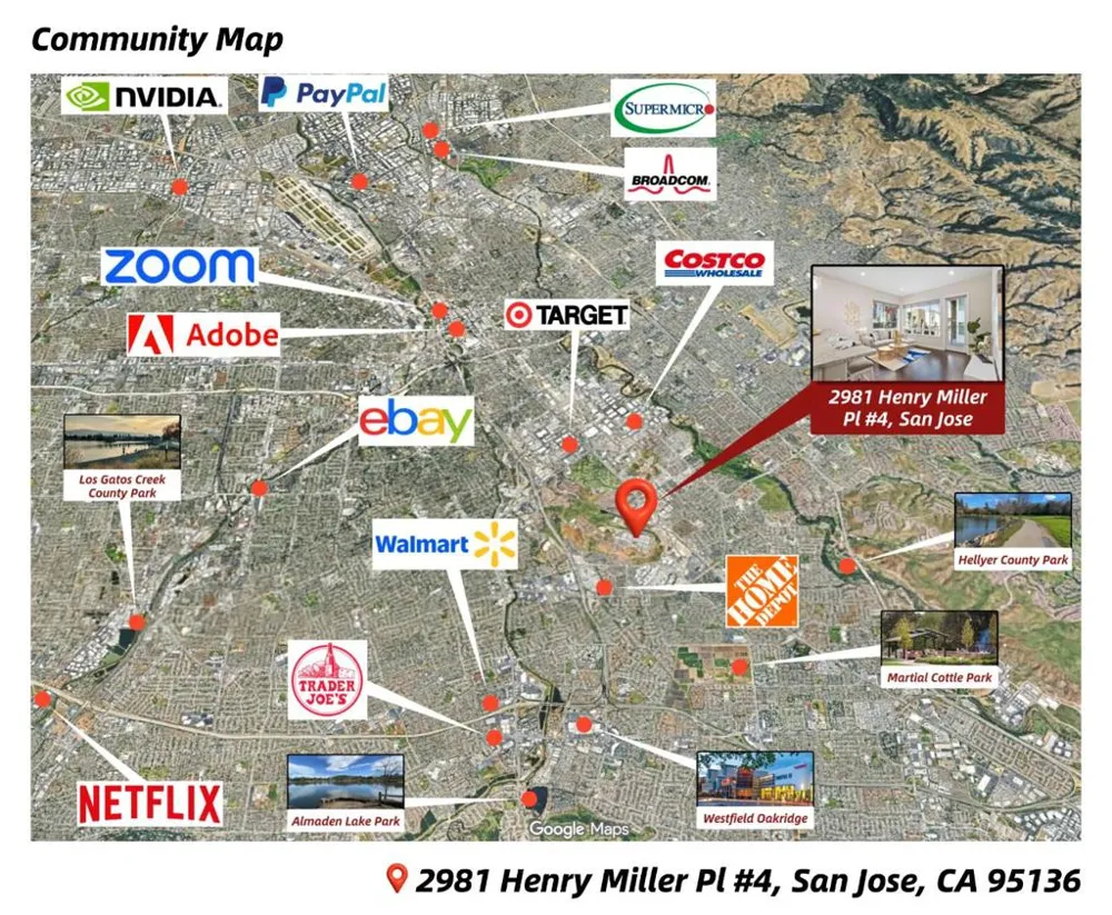 2981 Henry Miller #4 San Jose, CA 95136