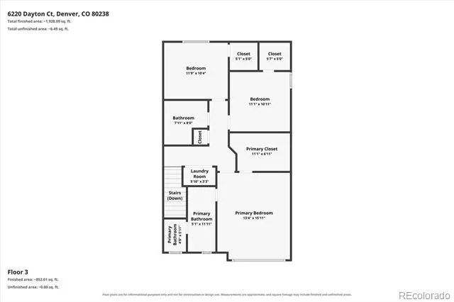 6220 Dayton Court Denver, CO 80238