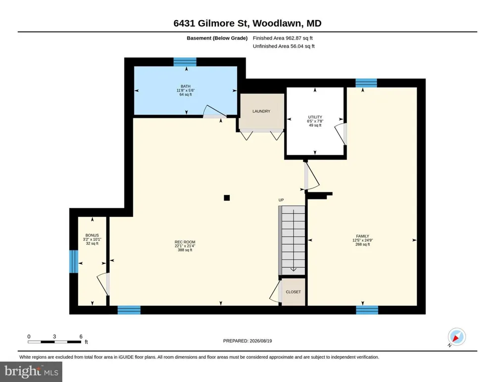 6431 GILMORE STREET Baltimore, MD 21207