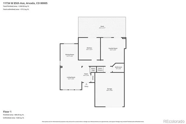 11734 W 85th Avenue Arvada, CO 80005