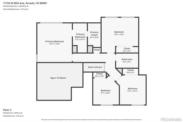 11734 W 85th Avenue Arvada, CO 80005
