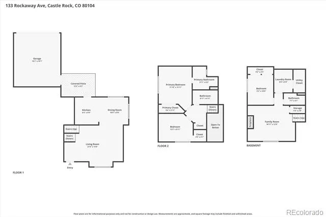 133 Rockaway Avenue Castle Rock, CO 80104