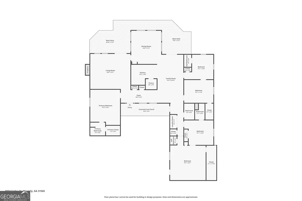 1924 Cedar CT Waverly, GA 31565