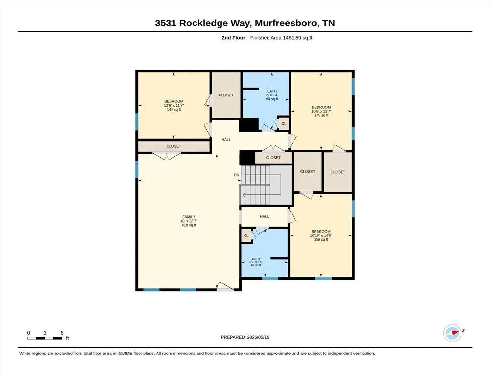 3531 Rockledge Way Murfreesboro, TN 37129