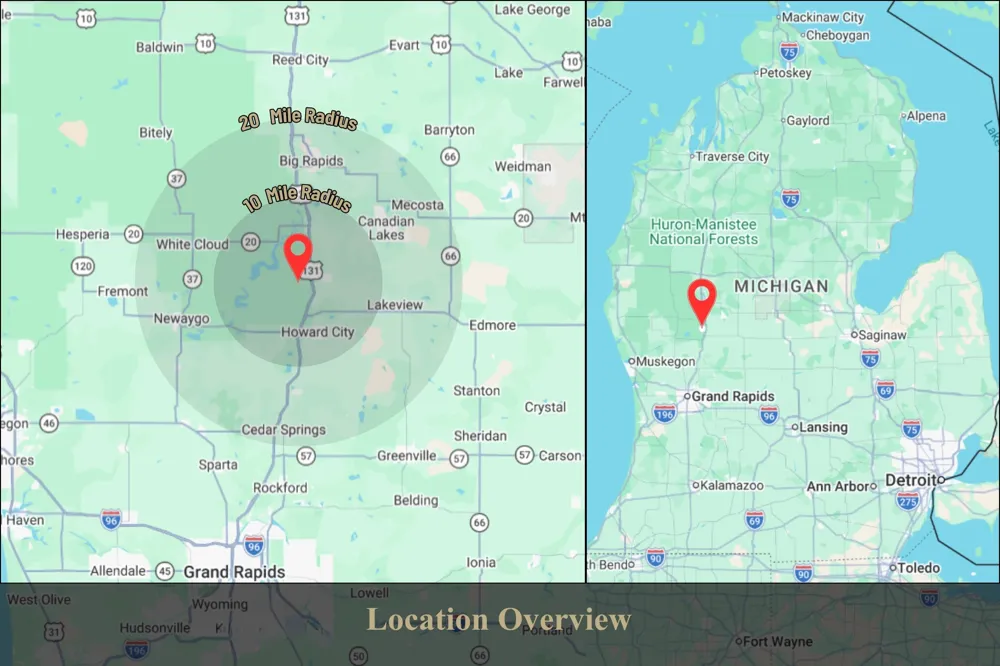 1 Mile Road Morley, MI 49336
