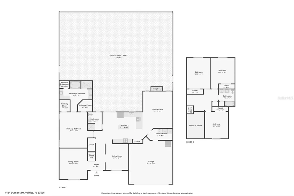 1424 DUMONT DRIVE Valrico, FL 33596
