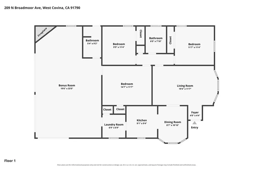 209 Broadmoor West Covina, CA 91790