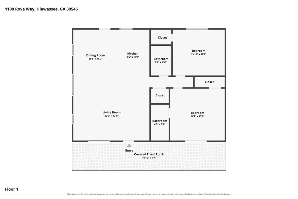 1100 Rova Way Hiawassee, GA 30546