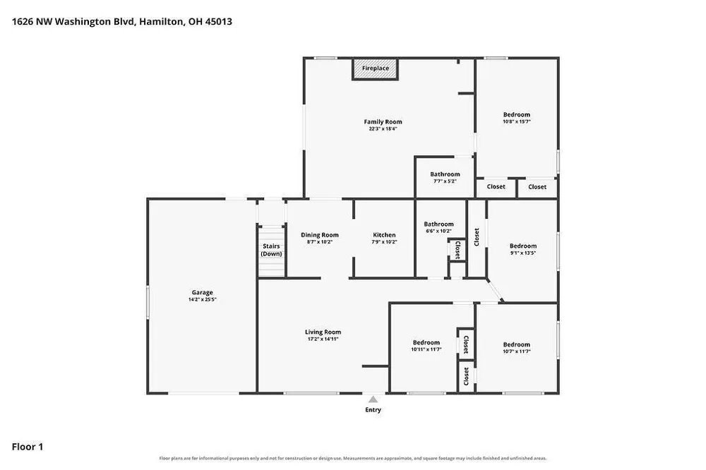 1626 NW Washington Boulevard Hamilton, OH 45013