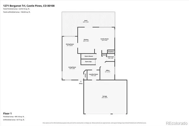 1271 Berganot Trail Castle Pines, CO 80108