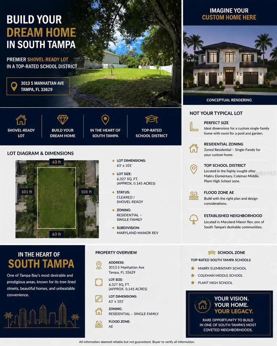 3013 S MANHATTAN AVENUE Tampa, FL 33629