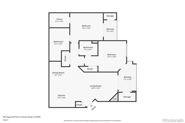 605 Cougar Bluff Point #206 Colorado Springs, CO 80906