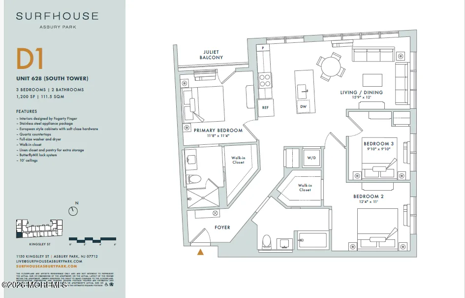 1150 Kingsley Street #628 Asbury Park, NJ 07712