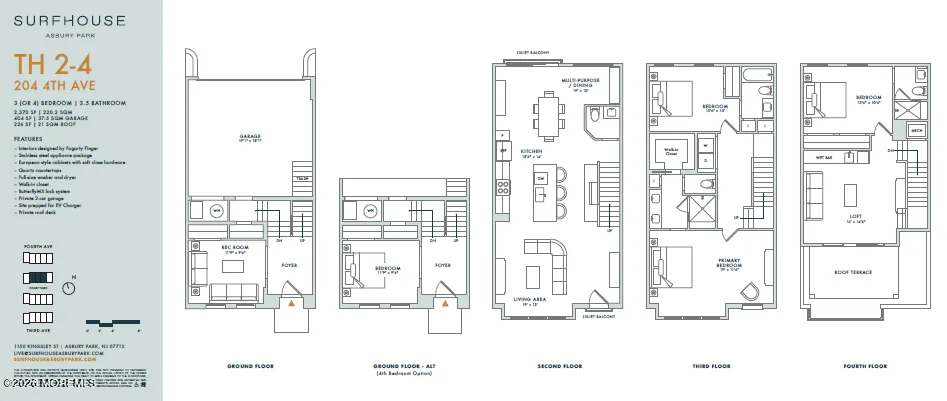 1150 Kingsley Street #TH204-4 Asbury Park, NJ 07712
